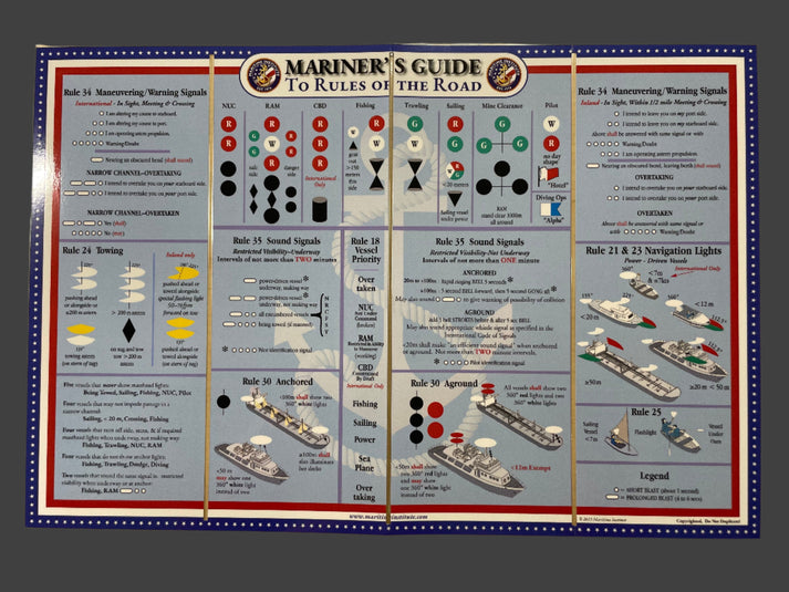 “Mariner’s Guide to Rules of the Road” Navigational Study Aid ...
